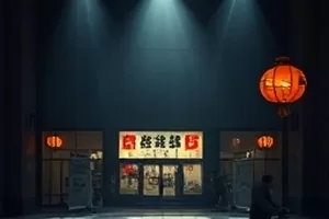 夜航灯塔封面，雾夜里亮着光的灯塔与远处货轮轮廓